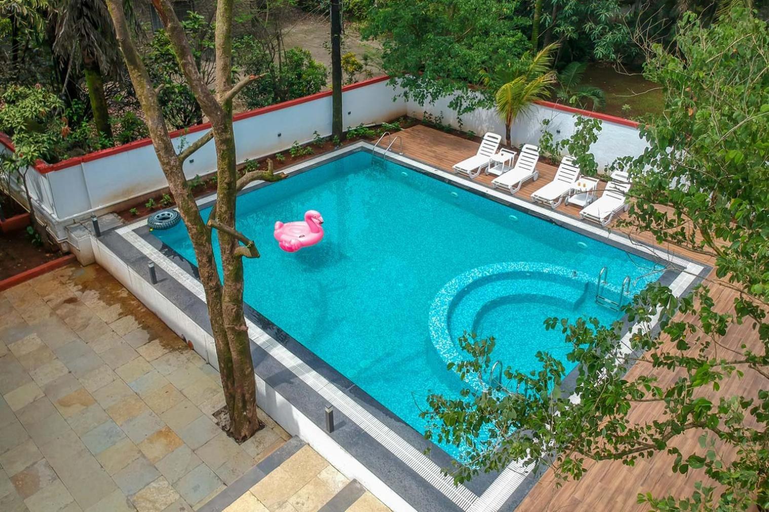 The Grey Medley By Stayvista With Mediterranean Interiors, Swimming Pool, Jacuzzi, Projector & A Lush Lawn With Gazebo Lonavala Εξωτερικό φωτογραφία